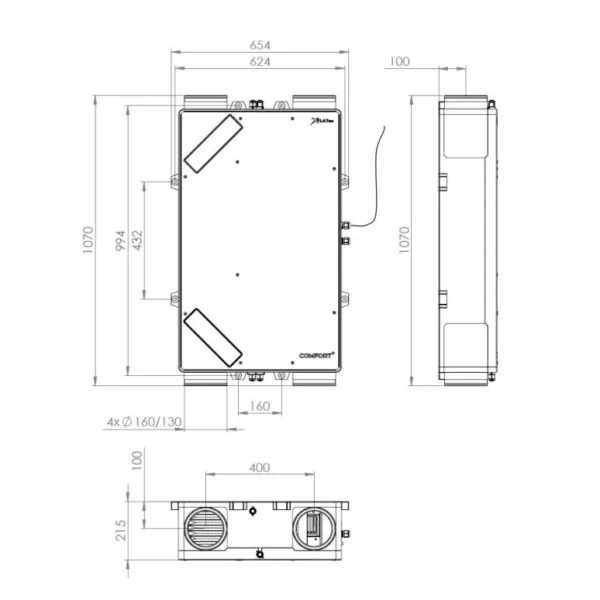 xvent xflat 200 ismatavimai