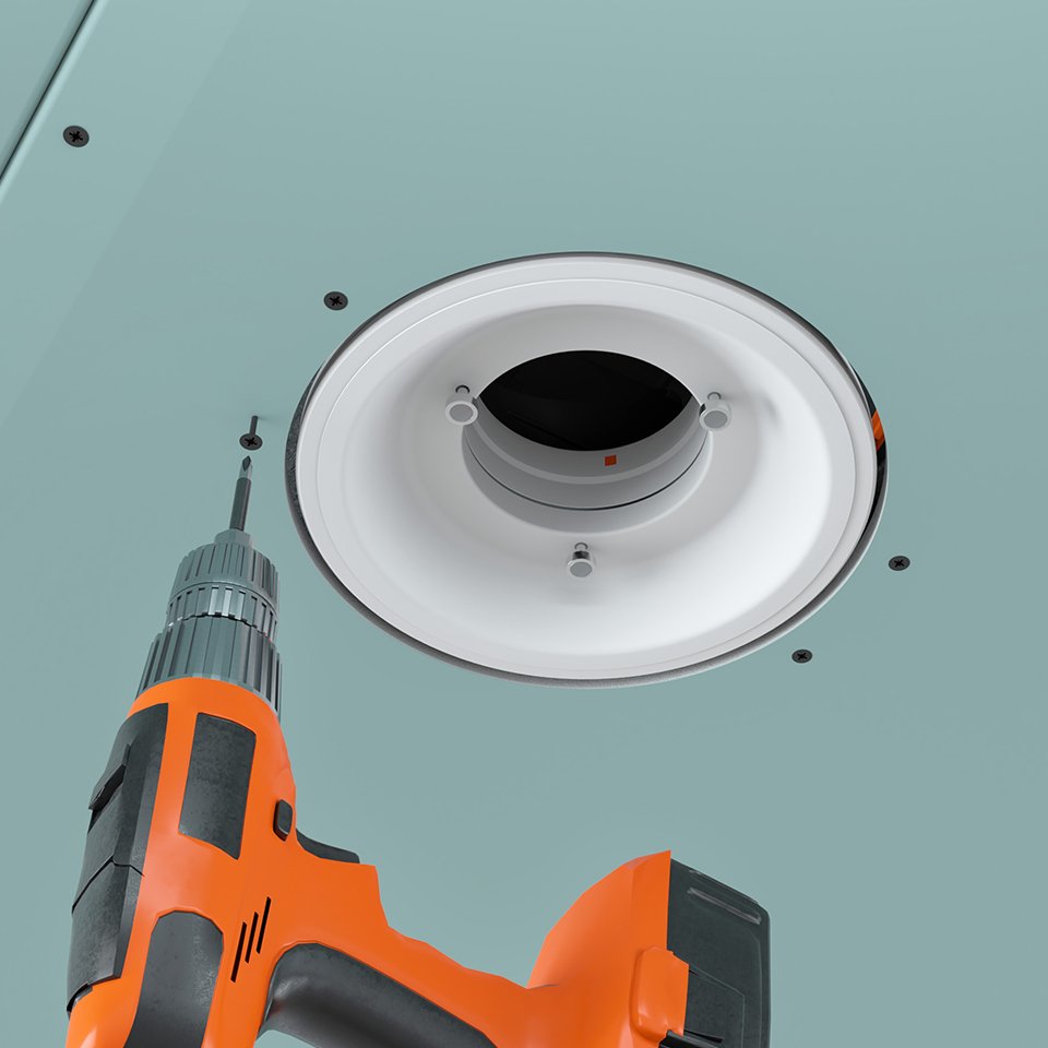 ERGOVENT RONDO COANDA MONTAVIMAS