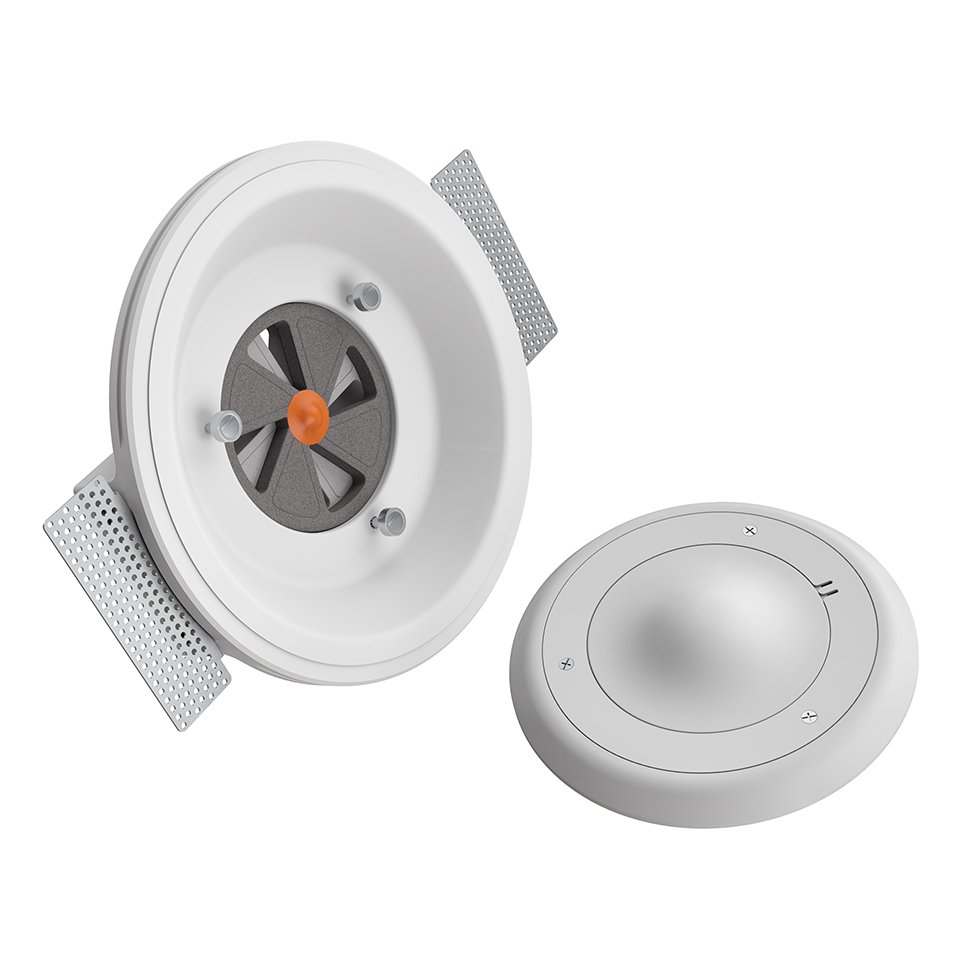 ergovent rondo coanda su oro sklende