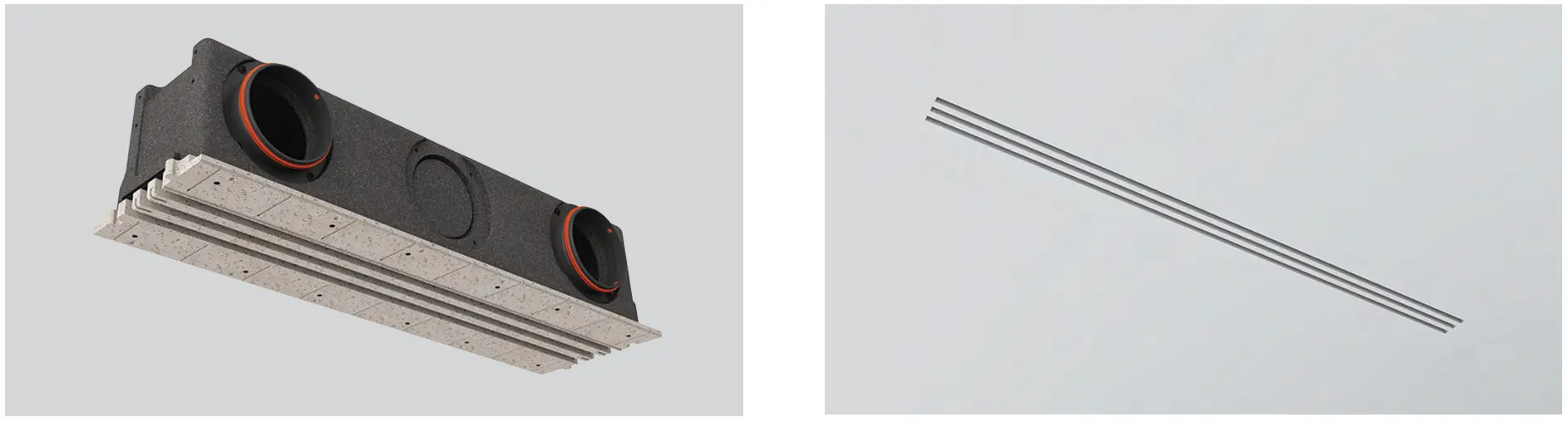 triju plysiu priglaistomas difuzorius ergovent