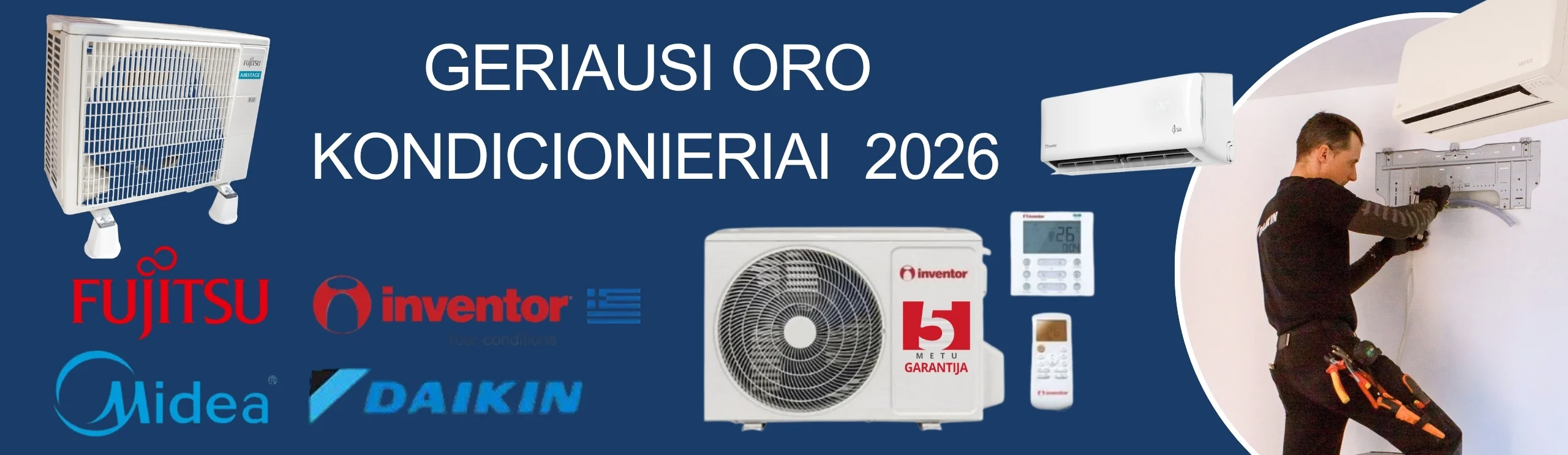 geriausi oro kondicionieriai